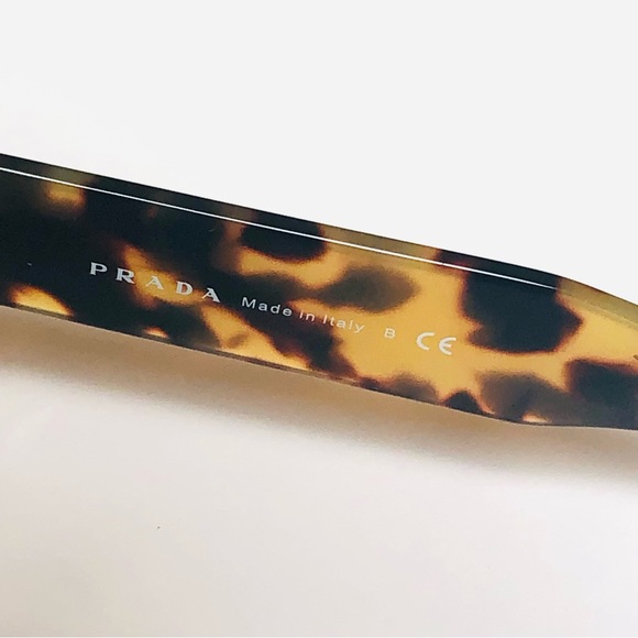 Prada Two Tone Cat Eye Tortoiseshell Sunglasses - Picture 7 of 13